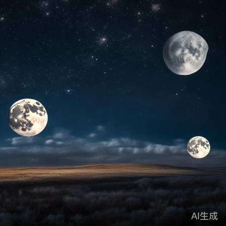 俄罗斯现四超级月亮