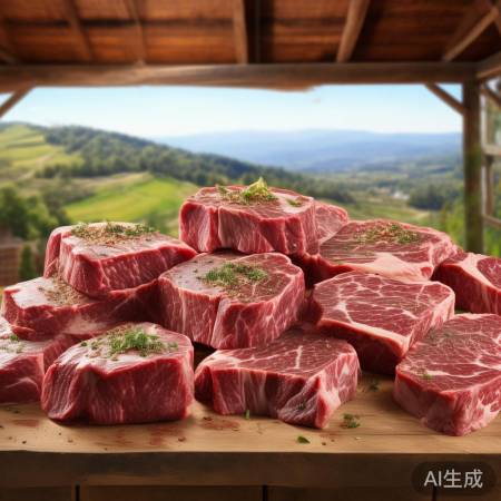 乌拉圭牛肉，肉质鲜美，绿色健康