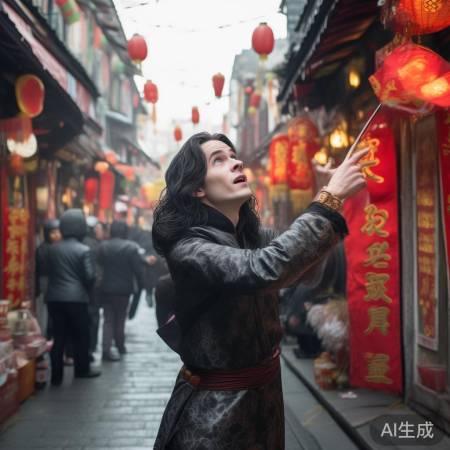 魔法大人物点赞中国春联