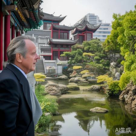 乌拉圭总统豫园赏景访博物馆