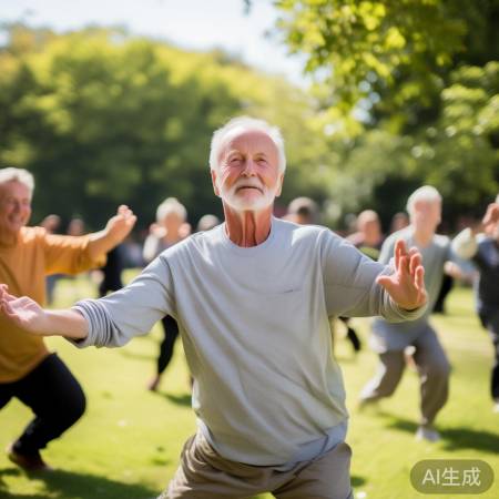 退休李大哥悠闲享生活