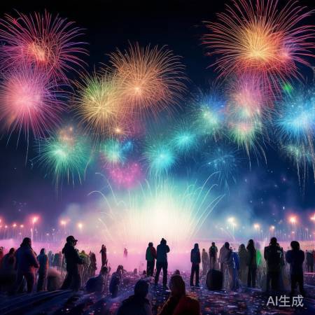 冬奥会开幕式惊艳烟花