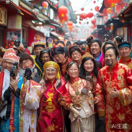 外友春节汉服秀