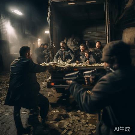 意大利武装团伙公路抢劫运钞车惊魂时刻