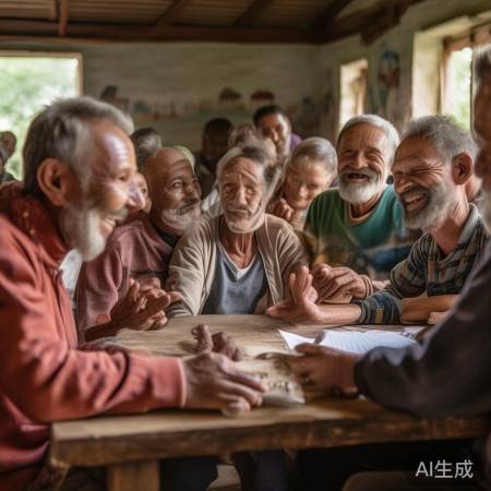 村委会干部为民服务精神