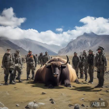 捕野牦牛，挑战保护珍稀动物