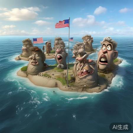 “岛内势力：笑柄与反思”