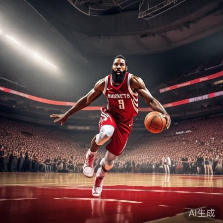 哈登主场首秀闪耀，骑士大胜奇才创佳绩