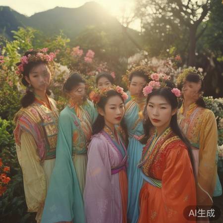 潮汕女孩复古美照走红