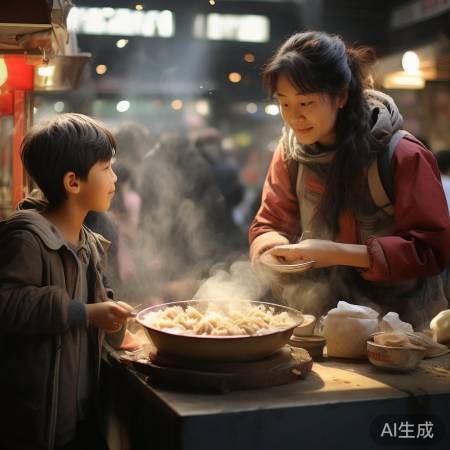 男子返乡下车即享妈妈饺子香