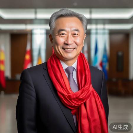 王毅外交微笑携红围巾引关注