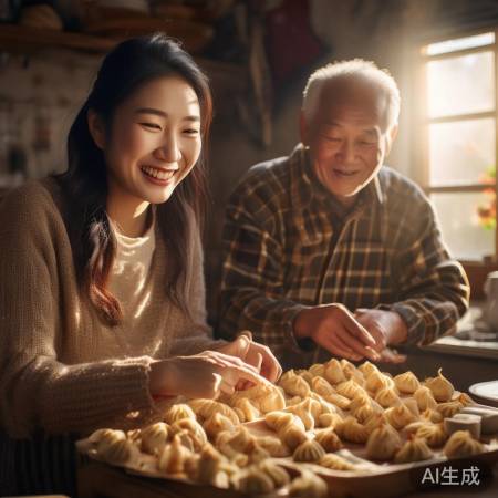 左小青爸爸携手添年味，温馨家庭乐享团圆时光