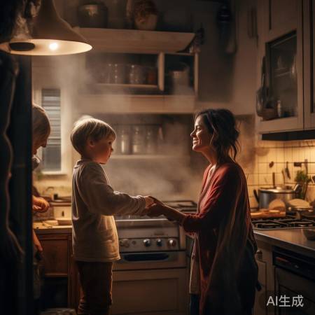 母慈子孝，其乐融融