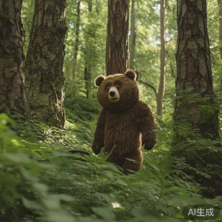 藏马熊现身现实