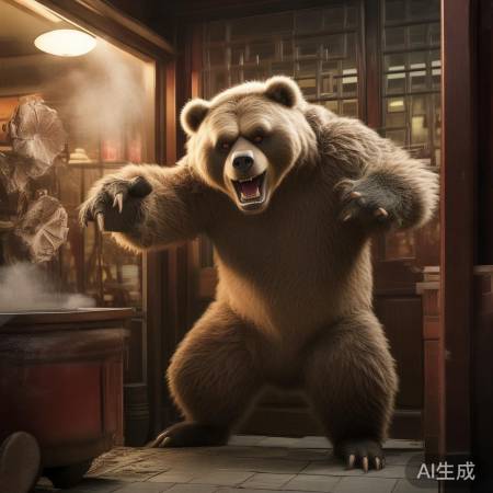 藏马熊怒捶门，熊掌被炖事件