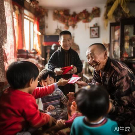 东北传统，压岁祝福