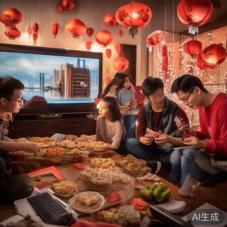 年饭新风尚：手机享团圆