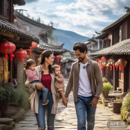 郭富城方媛甜蜜一家