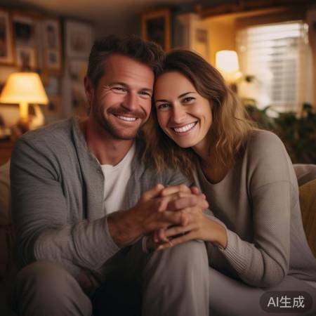 恩爱夫妻甜蜜互动