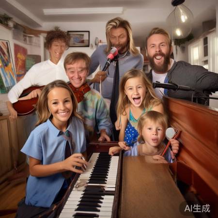 网友惊叹！博主家庭才艺秀大放异彩