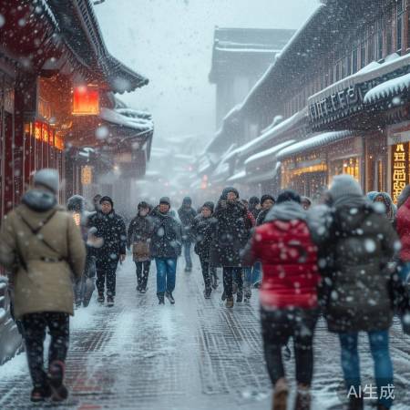河南大雪，朋友圈炸锅