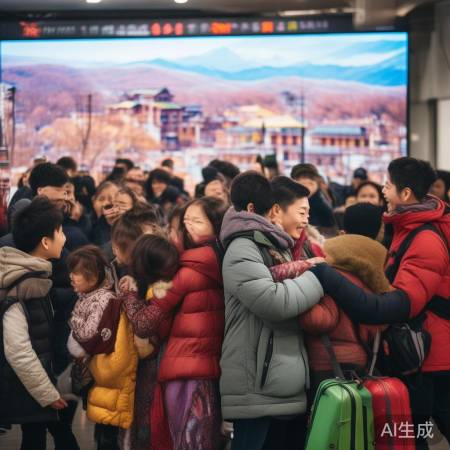 游子心系故乡春节归