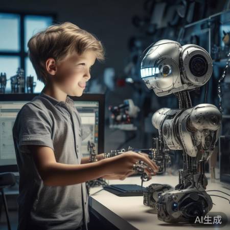 10岁神童机器人设计走红