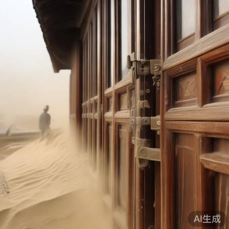 门窗关紧防风沙