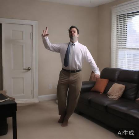 男子酒后奇才！光脚跳芭蕾逗乐全家场面温馨