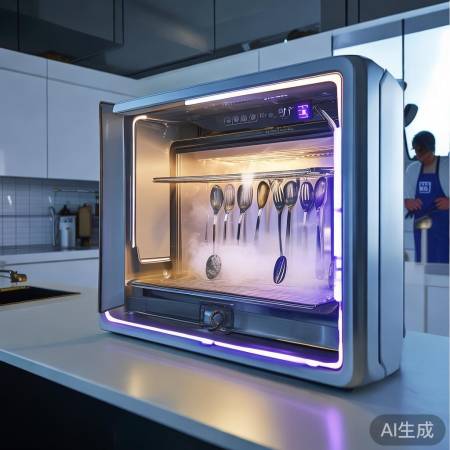 餐具消毒柜高效消毒，只需XX分钟安全放心