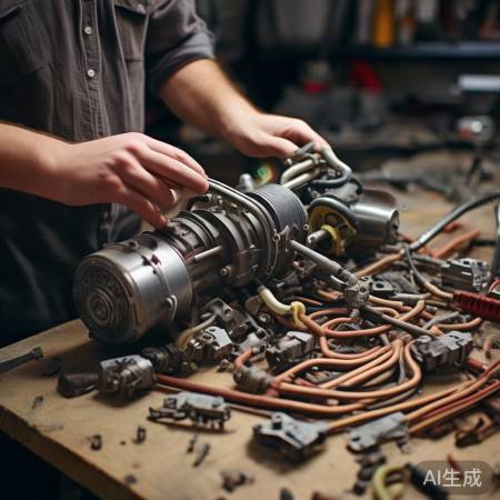 拆电机管，像玩拼图