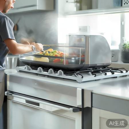 集成灶消毒柜：多功能烹饪助手，厨房健康必备