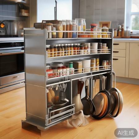 厨房置物架，空间利用高手