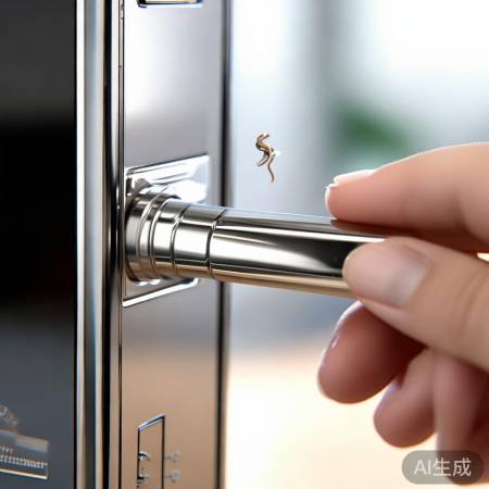 “用回形针重置锁”