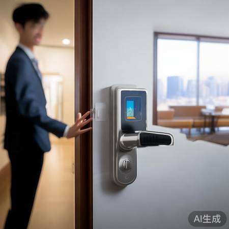 指纹锁告别钥匙，打卡不迟到