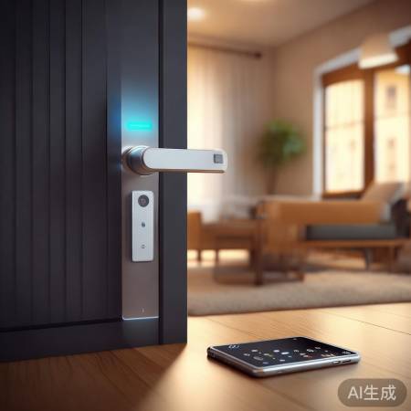 智能锁，指纹密码远程控