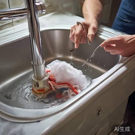 洗衣机烘干不停，检查排水管