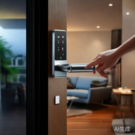 指纹锁，一键开门，远程控制