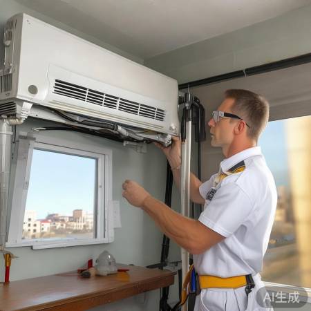 空调安装检查，避免噪音问题。