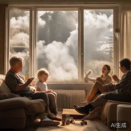 “开窗通风，享受清新空气”