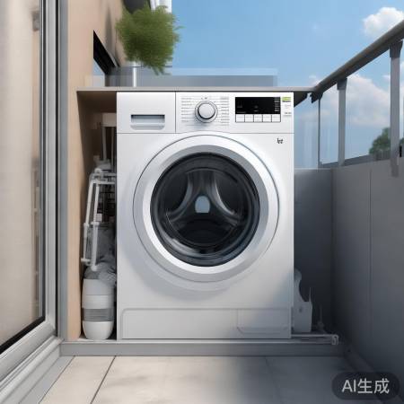 美诺洗衣机服务电话号码解析—阳台洗衣机安装攻略：无需地漏的巧思布局