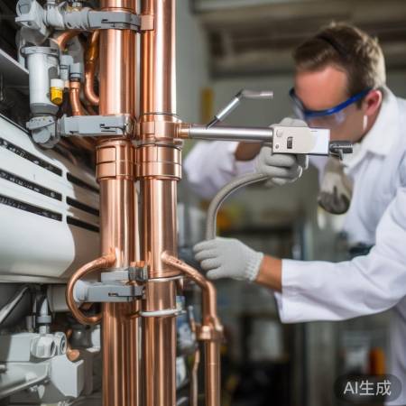 铜管连接密封，安全至上