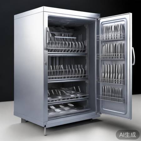 大容量消毒柜，上开门设计