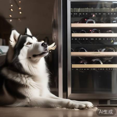 生活如红酒柜，哈士奇调味。