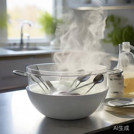 白醋消毒餐具，清新如新