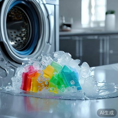 新型洗衣泡腾片，正确放置有讲究