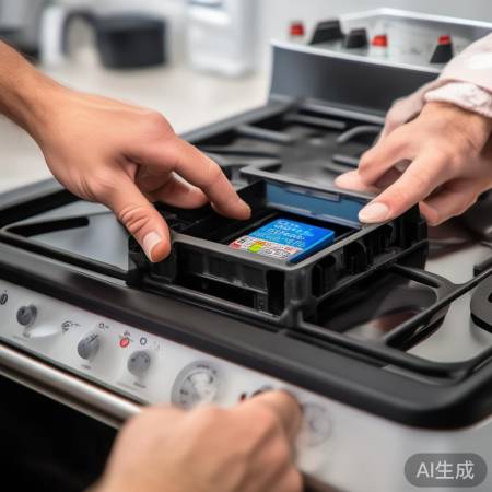 燃气灶电池更换