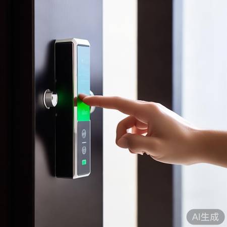 指纹锁后擦干手指