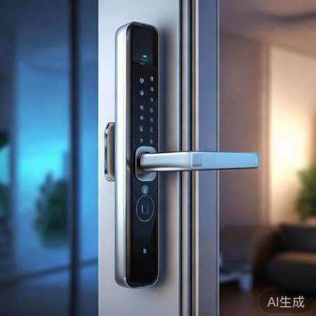 智能锁,多重保障,更安全。