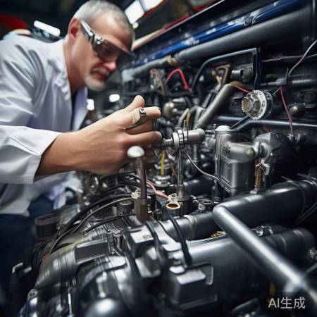 调整点火针，确保垂直